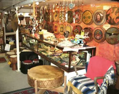 Counter painted hoop drums