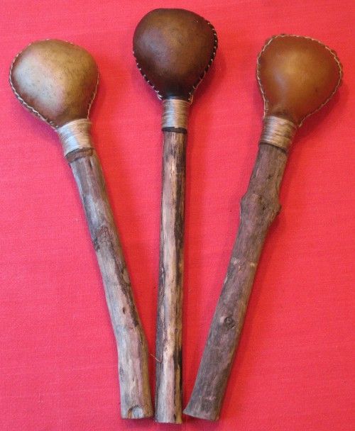 Medium Rawhide Rattle Cedar Mountain Drums