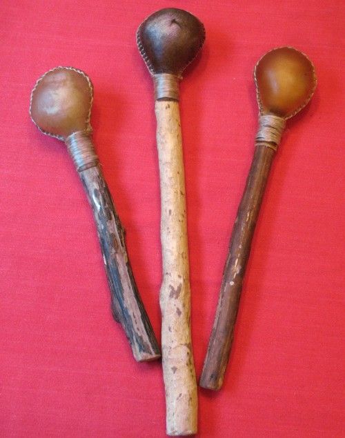 Small Rawhide Rattle Cedar Mountain Drums